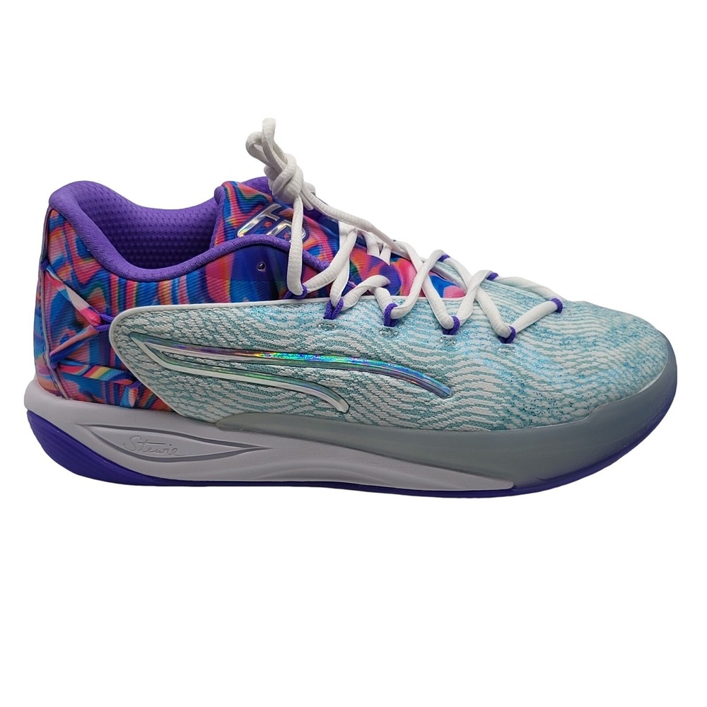 Puma Stewie 4 Prism Womens 11 Basketball Shoes Multicolor Sneaker 311062-01